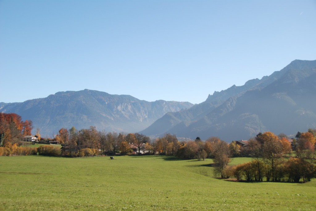 Herstlandschaft bei Bad Reichenhall