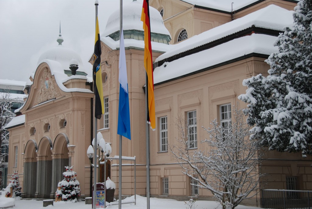 Königliches Kurhaus im Winter