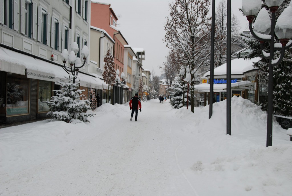 Fussgängerzone im Winter