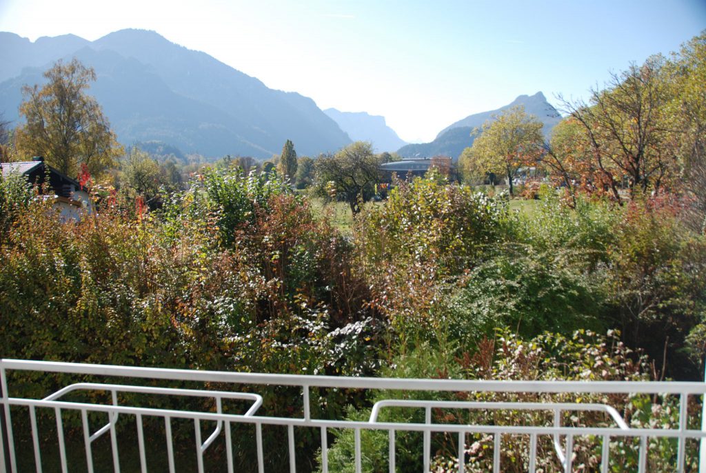 Ausblick vom Balkon - Werkmeisterweg